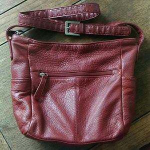 Stone & Co Burgundy Leather Purse